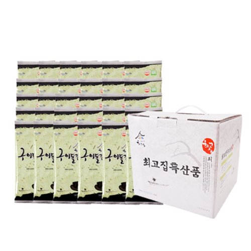 최고집 조미(들기름)구이돌김 반절 7매 30봉(box)